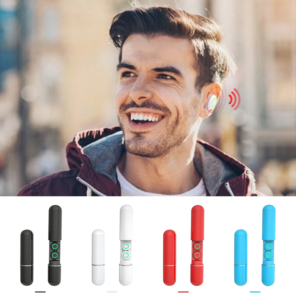 Мини Ультра маленькие настоящие Беспроводные Bluetooth 5,0 спортивные наушники водонепроницаемые долговечные басовые наушники для iphone новые совместимые