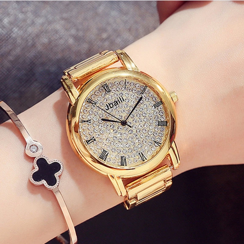 Relogio feminino Для женщин Watch Top Элитный бренд Модные Повседневное женские золотые часы