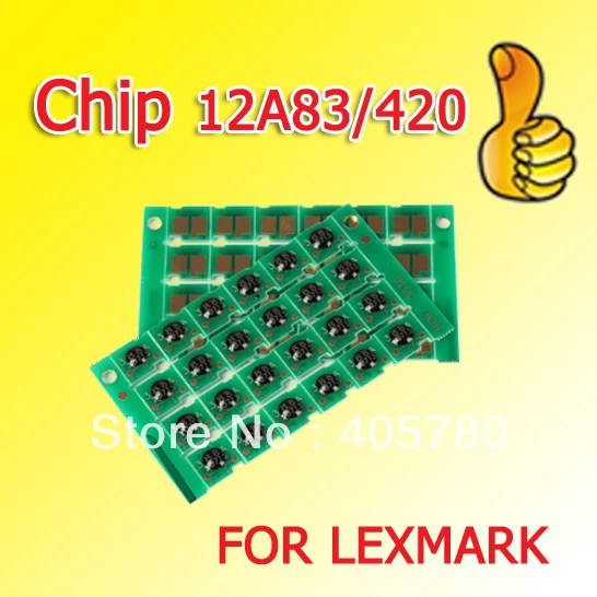 

12A83/420 drum chip compatible for Lexmark T430/430d/430dn/IBM1422 ++