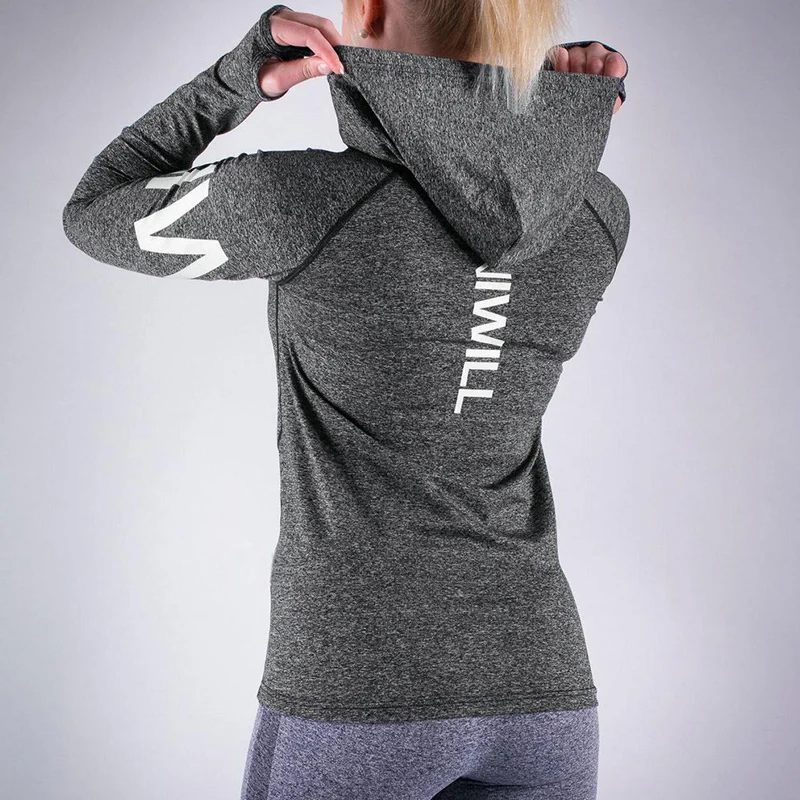 2018 New Autumn Women's Yoga Shirts Long Sleeve Letter Print Tops Sportswear Fitness Quick Dry Breathable Tracksuit Women | Спорт и