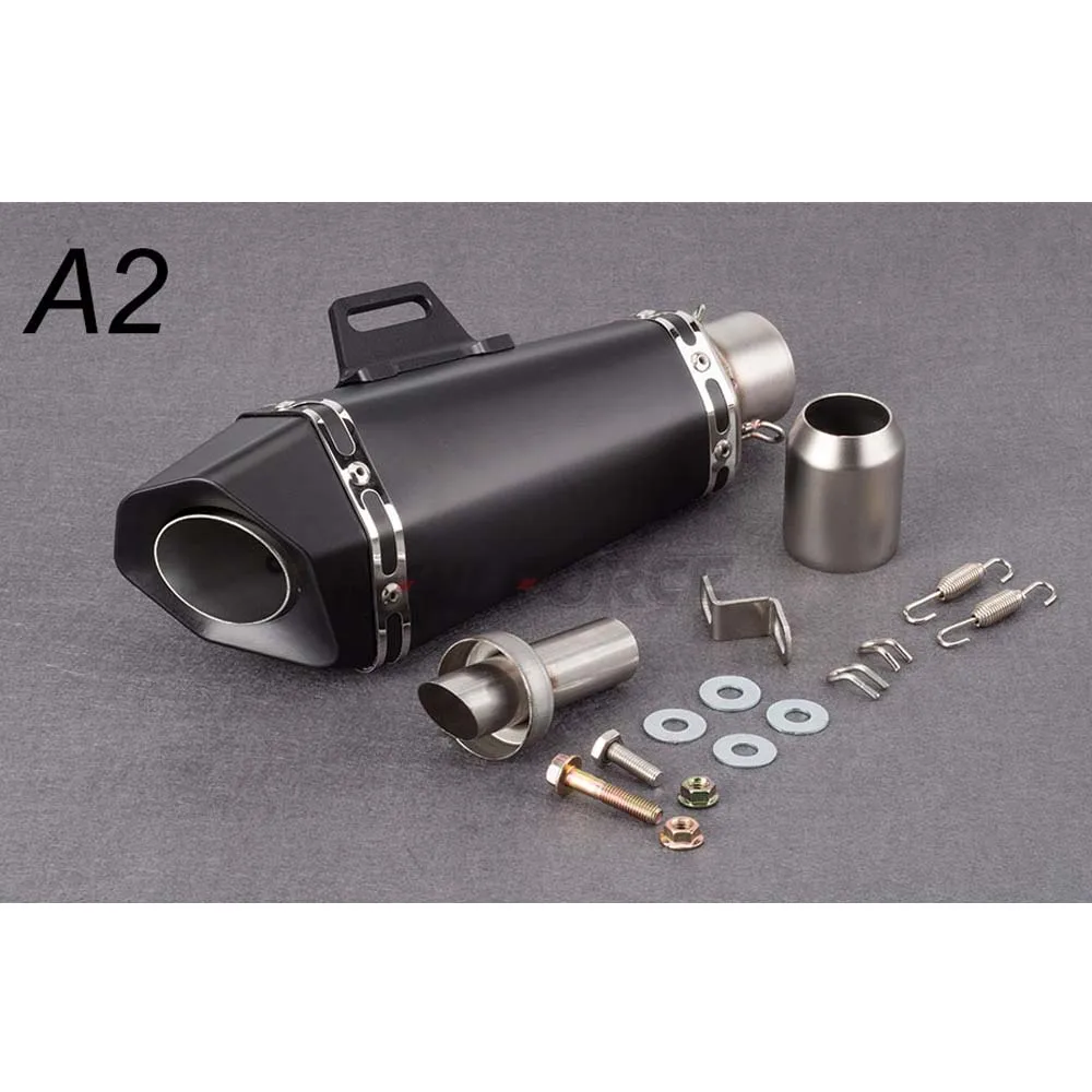 Универсальный мотоцикл Akrapovic выхлопная труба модифицированный глушитель скутер