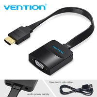 vention hdmi to vga adapter digital to analog video audio converter cable 1080p for xbox 360 ps3 ps4 pc laptop tv box projector