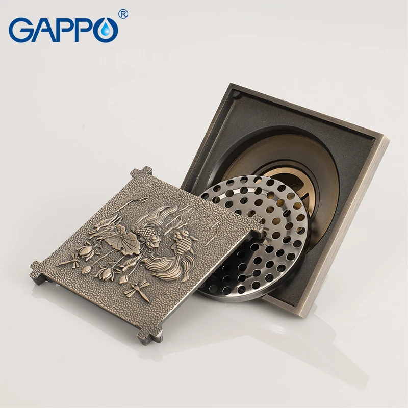 

GAPPO Drains Bathroom Drainers Stopper Shower Drain Cover Rainfall Shower Set Floor Drain Bathroom Shower Floor Drain