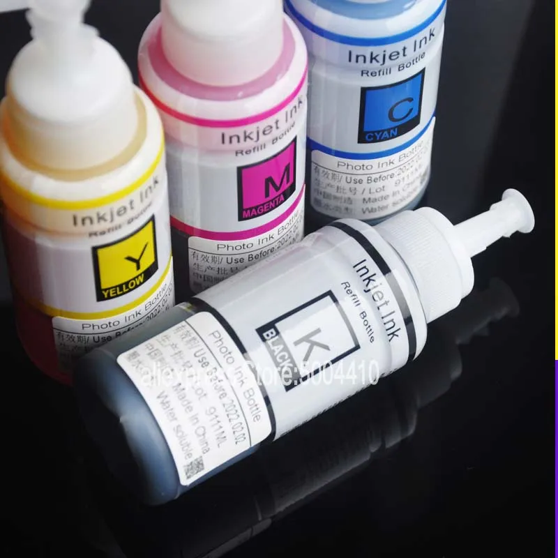 For Epson L200 L220 Ink Ecotank ink bottle multipack 664 Kit 70ML BLACK | Компьютеры и офис