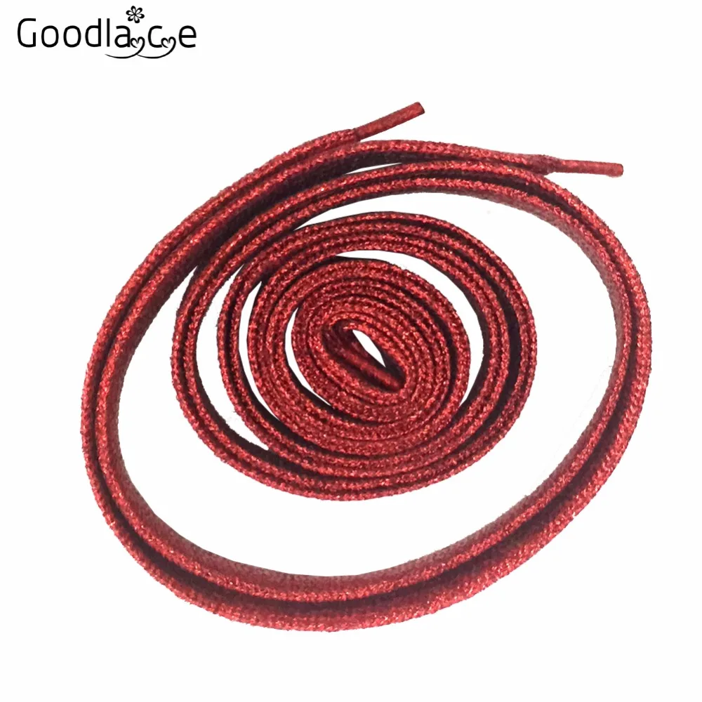 100 Pairs of Metallic Glitter Shoelaces Bling Shoe Laces for Sneaker Sport Shoes 115cm/45