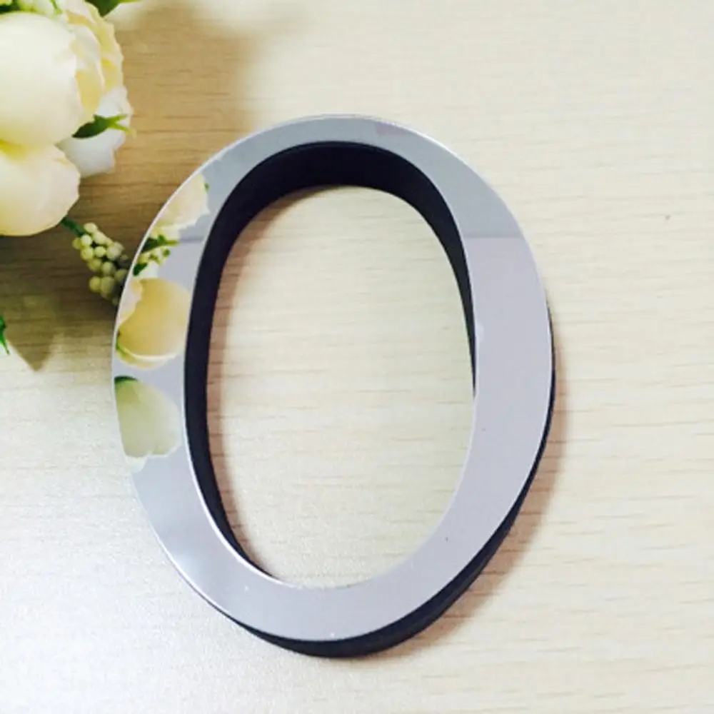 O Серебряные 26 букв DIY 3D зеркальные акриловые настенные наклейки домашний декор настенные художественные настенные наклейки s художественные наклейки Золотое серебро F1 - Цвет: O
