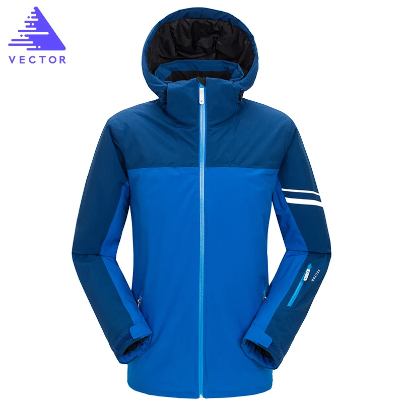 Лыжная куртка Экстра толстая синтетическая теплая с капюшоном для зимнего