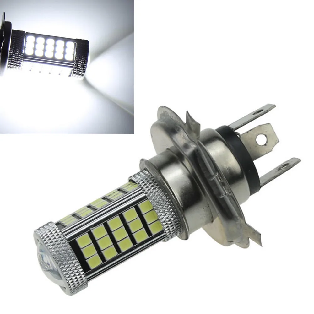 H4 противотуманный светильник для автомобиля 9003 HB2 2835 63 66 SMD белая лампа дальнего и