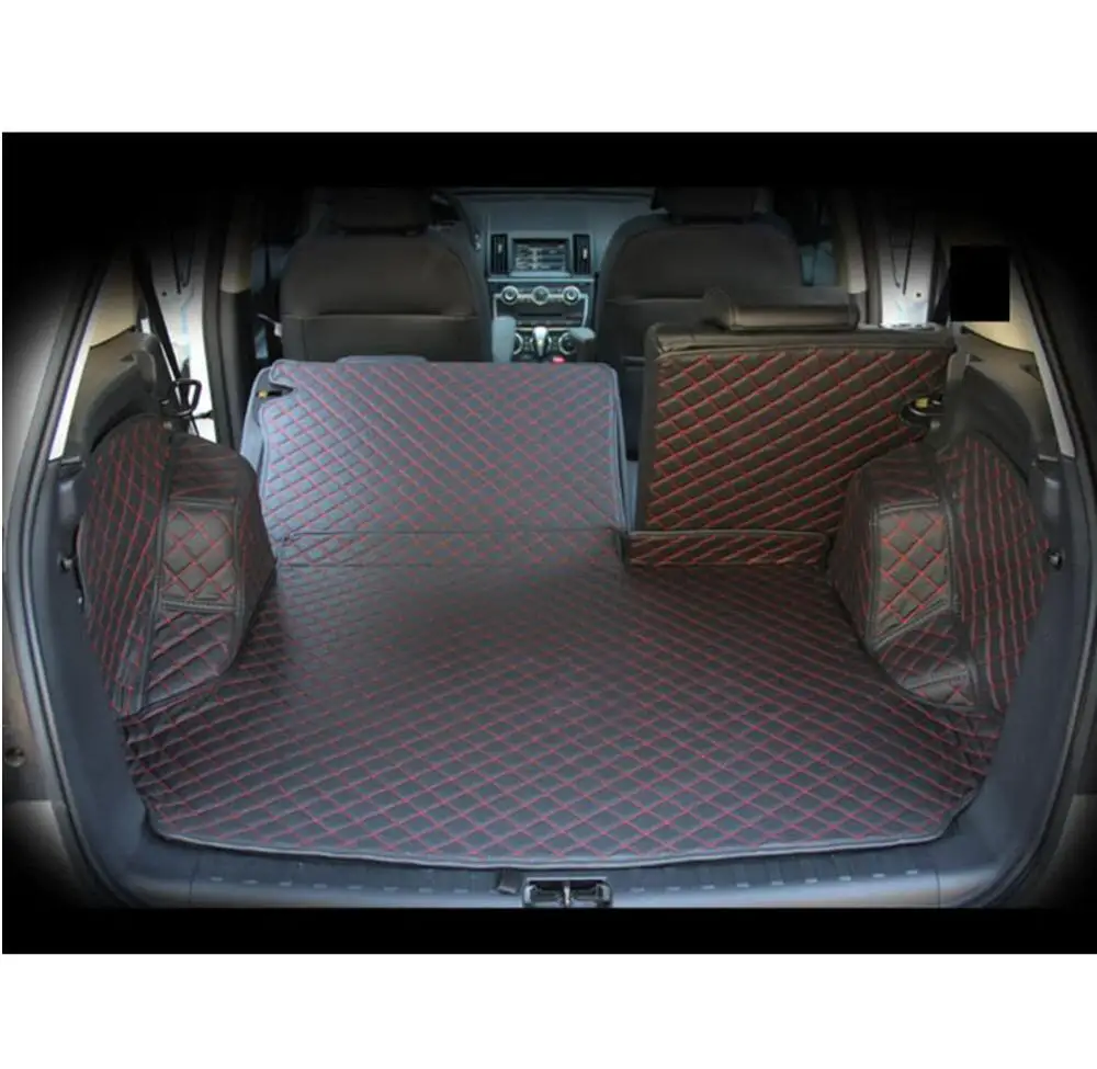 Роскошный Коврик для багажника из волоконной кожи land rover freelander 2 LR2 2006 2007 2008 2009 2010