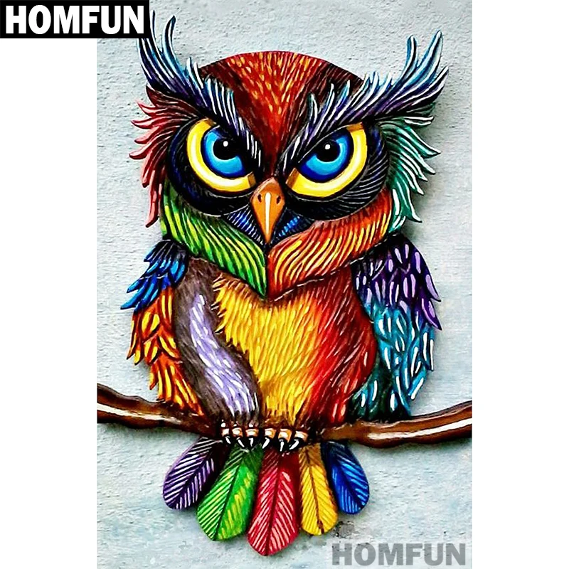 Алмазная живопись HOMFUN A01313 сделай сам полноразмерная/круглая вышивка с рисунком