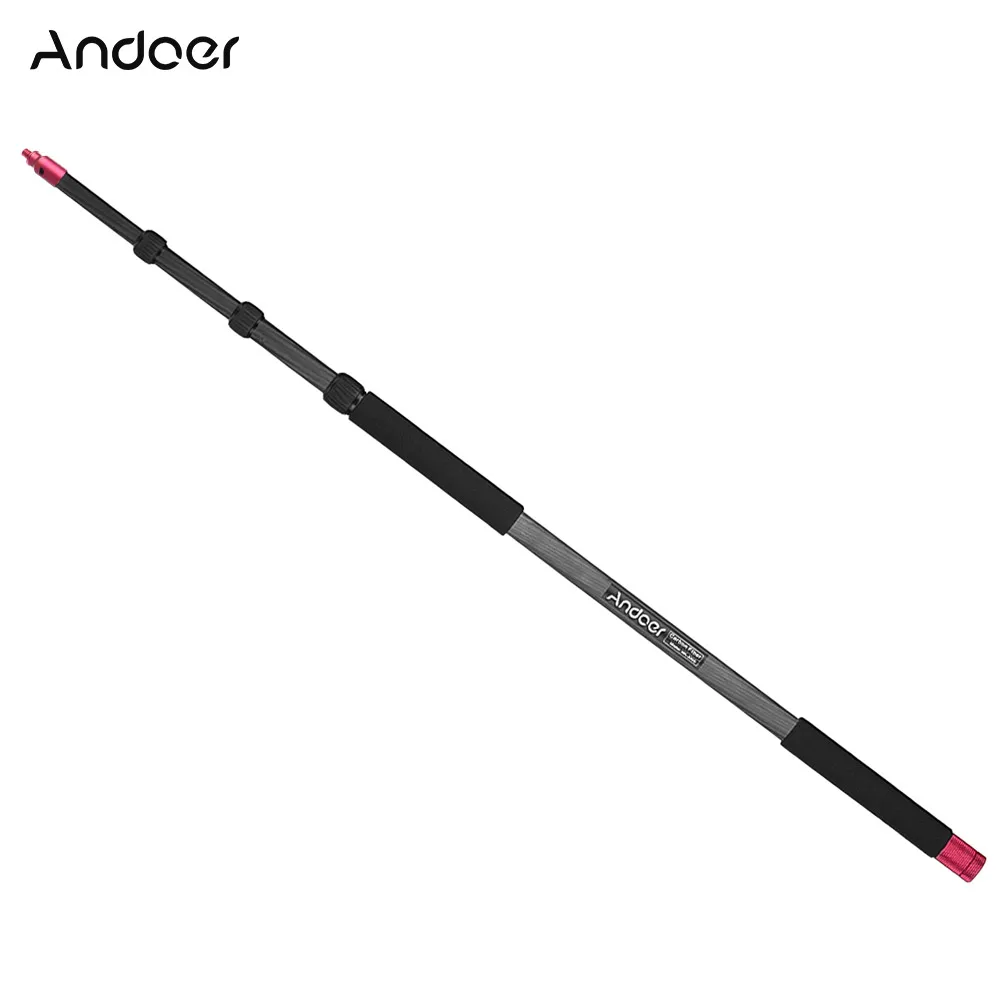 

Andoer 3 м/9,8 Фута легкий карбоновый микрофон держатель стрелы Кронштейн Держатель для крепления на полюс для DSLR камеры видеокамеры