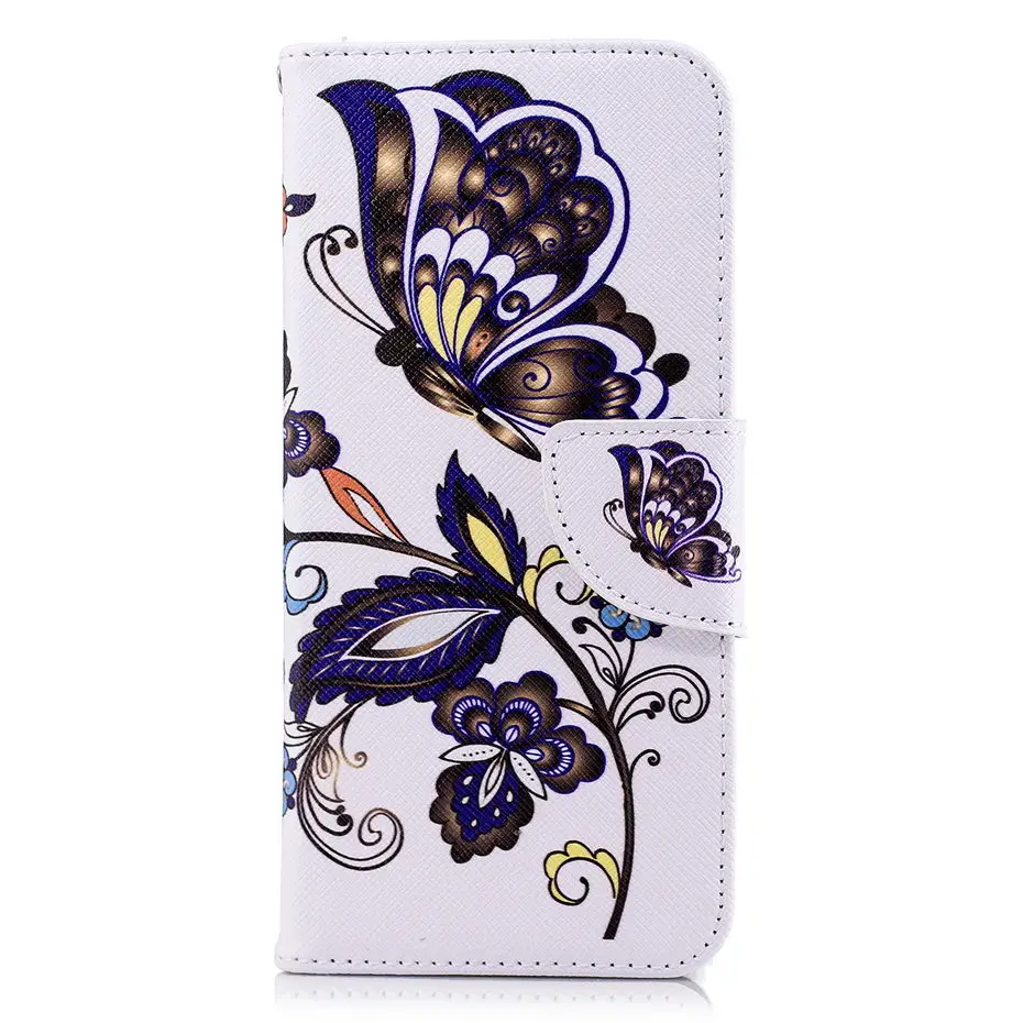 Флип чехол из искусственной кожи для Huawei P20 Pro P10 Mate 10 P9 Lite Mini Y7 Y5 Y6 Y9 2018 Enjoy 7S Honor 7X 7C