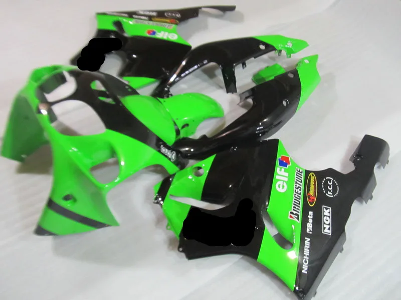 Комплект обтекателей для мотоцикла KAWASAKI Ninja ZX7R 97 99 00 01 02 03 ZX 7R 1997 2000 2003 ABS зеленый