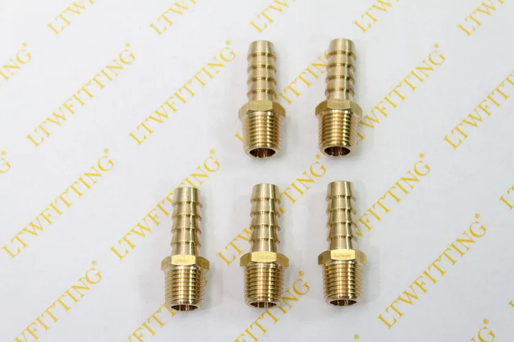 LTWFITTING 3/8 &quotшланг Барб х 1/4&quot Мужской ДНЯО латунь муфта/разъем установки