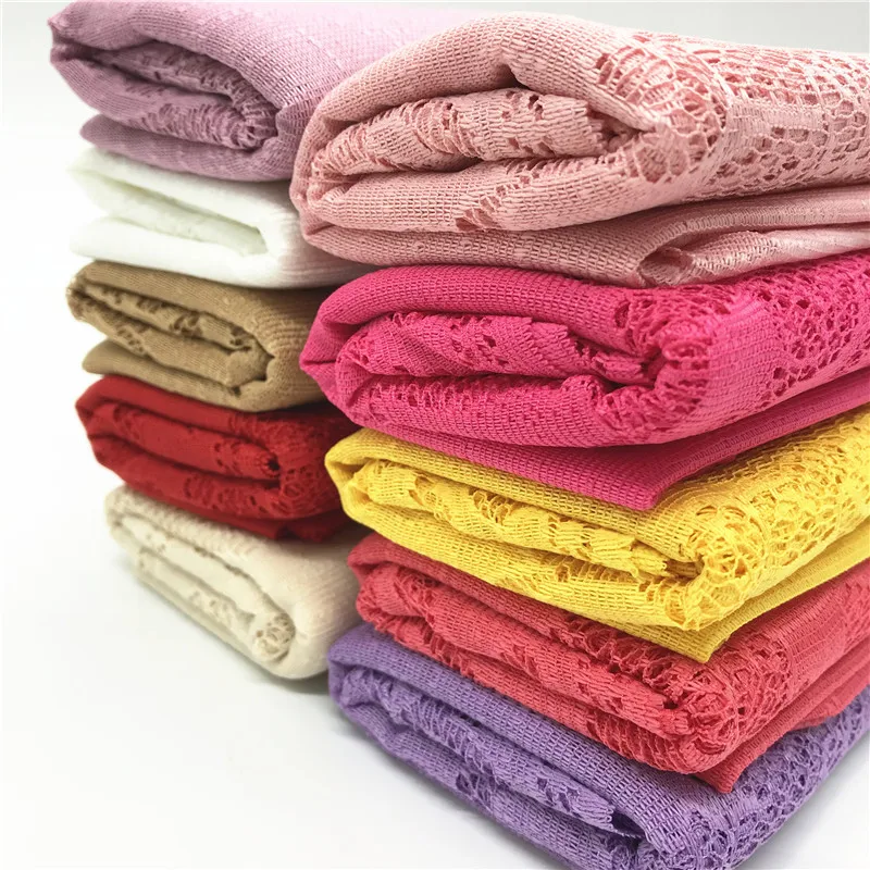NEW plain Embroidery hijab scarf tassel cutout desgin soft women pashmina muslim echarpe wraps muffler islamic hijabs 10pcs/lot |