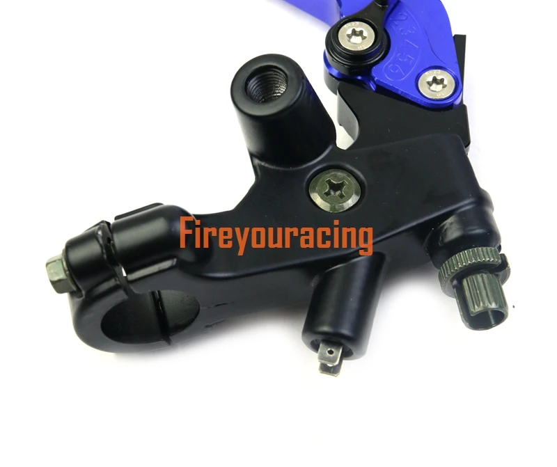 Fireyouracing барабанный тормозной кабель сцепления Главный цилиндр тормозной рычаг Набор Универсальный красный зеленый синий для Honda Yamaha Suzuki 22 мм