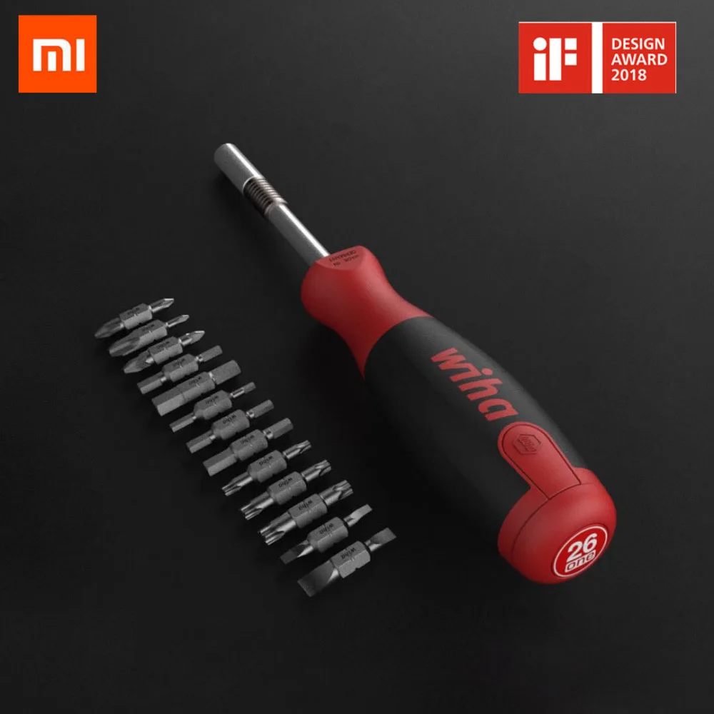 Оригинальный Xiaomi mijia Wiha 26 в 1 отвертка набор с Скрытая журнал дизайн точный