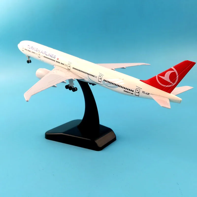 Самолет AIR PASSENG 20 см B777 турецкий металлический сплав модель самолета строительный