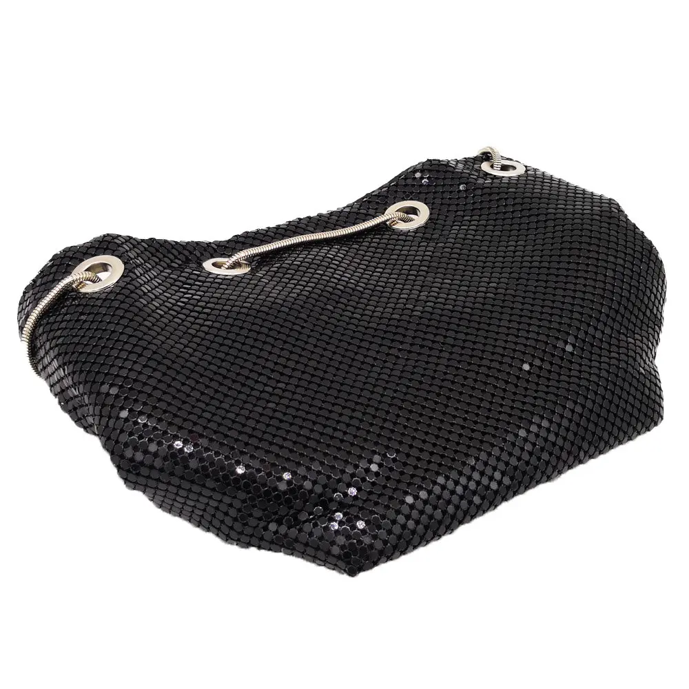 Boutique De FGG, женские сумки, алюминиевые мини вечерние клатчи, дамские повседневные металлические клатчи, кошелек для монет, вечерние сумочки на цепочке