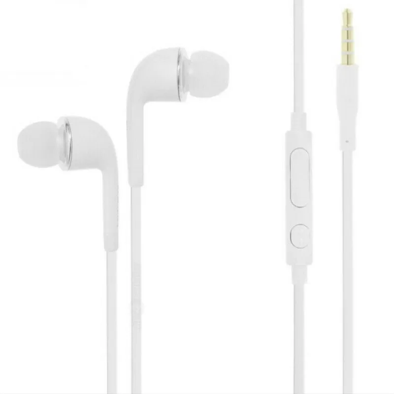 3 5 мм проводные наушники с микрофоном Super Bass гарнитура Hands free спортивные для Samsung
