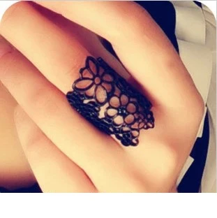 FAMSHIN 2016 новые модные кружевные аксессуары обрезка цветов Женское кольцо на палец