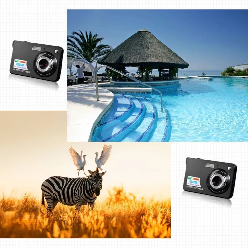 DC530 2,7 ''TFT lcd HD 720P 18MP цифровая видеокамера с 8-кратным цифровым зумом анти-встряхивание 5MP CMOS сенсор