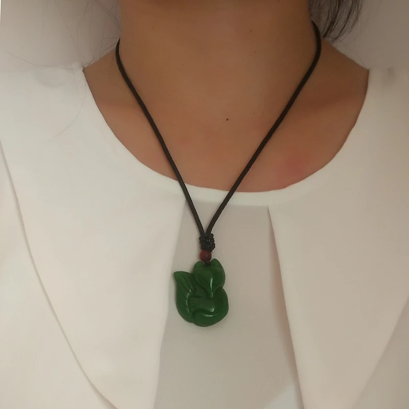 100%Hetian stone pendant with the fox necklace | Украшения и аксессуары