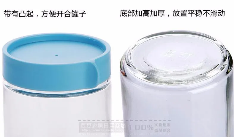 Стекло jar Сухофрукты зерна Пластик бак бытовой прозрачный герметичного хранения Бутылочки