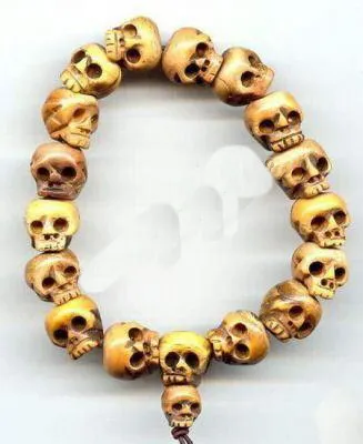 Изящный Тибетский резной череп молитва бусы браслет carved bracelet tibet braceletbracelet tibet | Браслеты -797073688