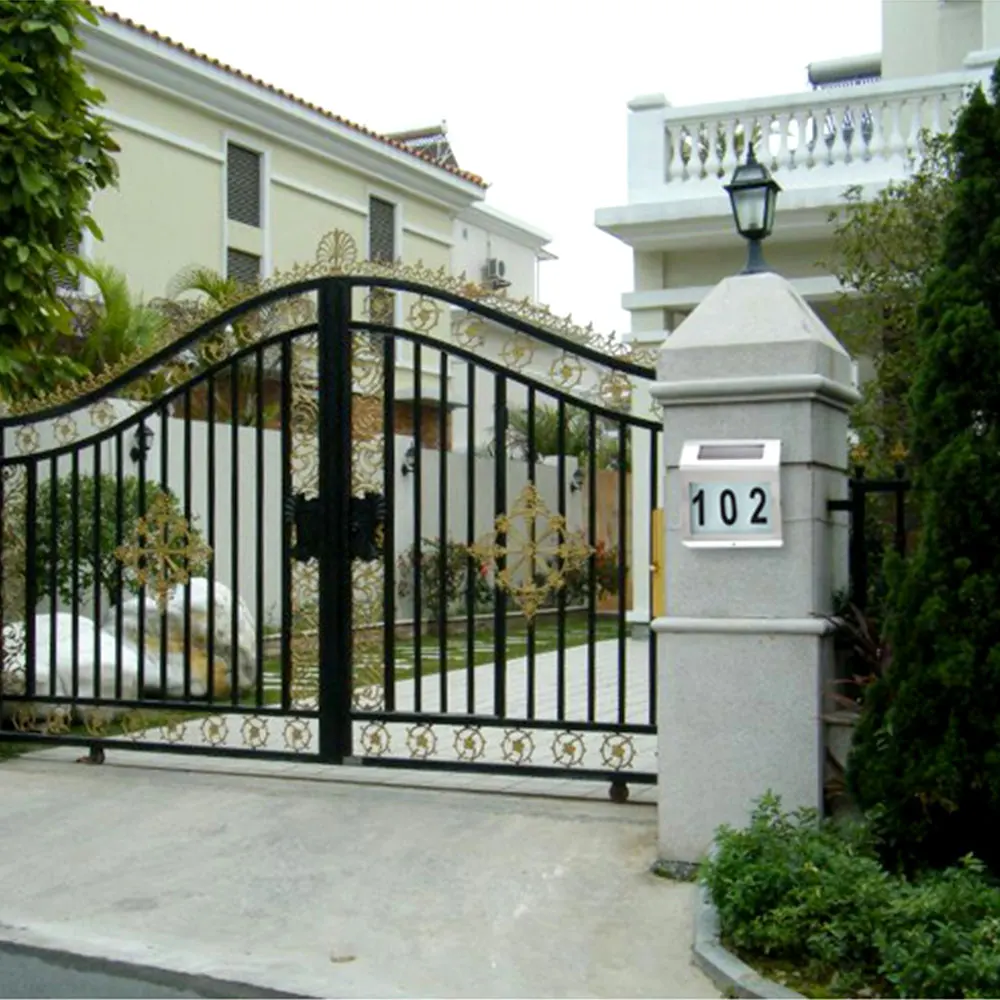 Домашние светодиодный лампы на солнечной батарее настенный светильник из