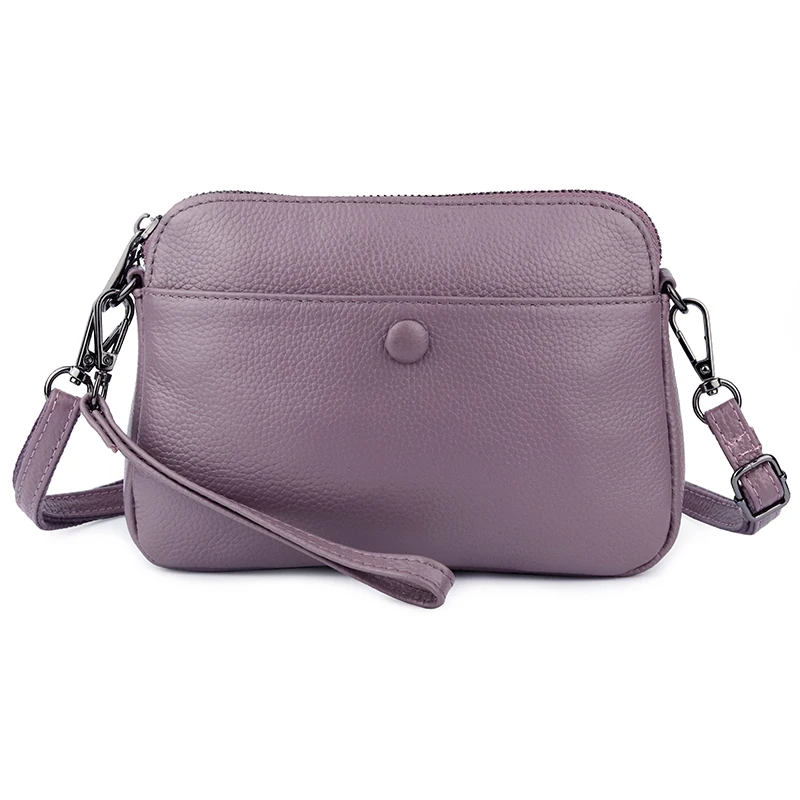 COMFORSKIN Brand Lady Daily Clutches Cowhide Women's Messenger Bags Genuine Leather Cross-body Bags High Capacity Handbags 2020