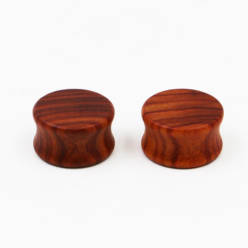 Wholesale 7 sizes Paorosa Wood Solid Plug Gauges Wooden Saddle Ear Gauge Flesh Tunnels Earlet body jewelry WSP0030 | Украшения и