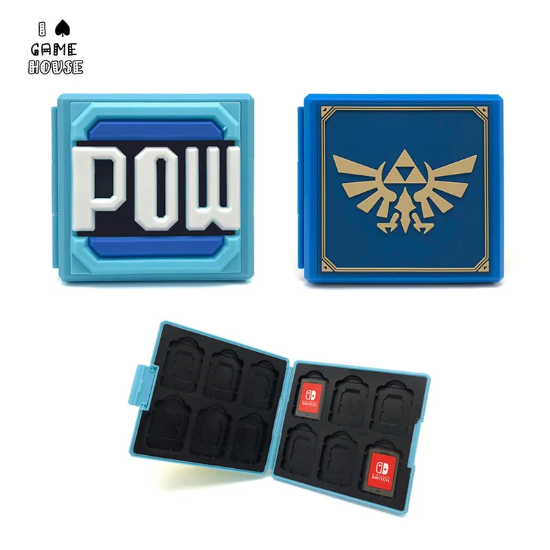 FoPcc 12in1 Shockproof NS Game Cards Case Hard Shell Card Slot for Nintendo Switch Games Storage | Электроника