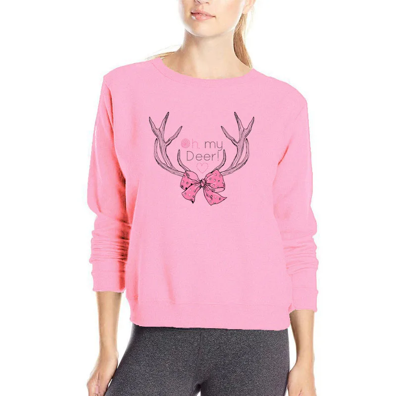 Красивые женские толстовки Oh my deer Женский свитшот Женская Толстовка Оверсайз в