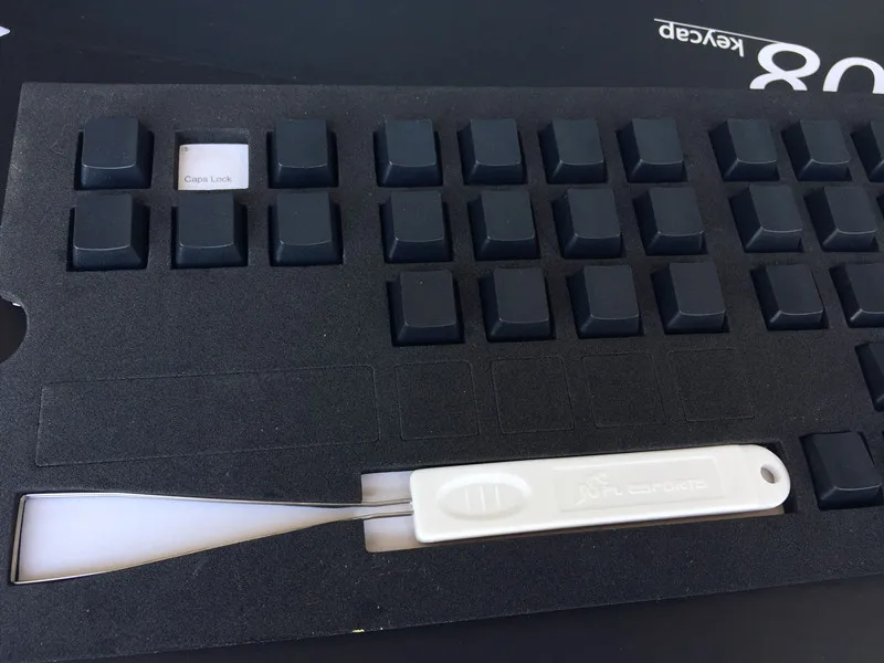 Колпачки для ключей Cherry MX пустые черные и белые колпачки PBT OEM профиль