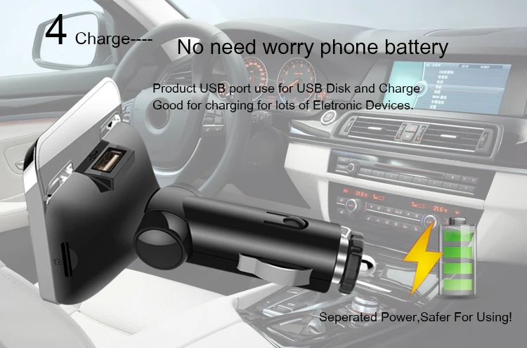 USB зарядное устройство fm-передатчик FM12B автомобильный комплект Bluetooth беспроводной Авто Bluetooth Mp3 плеер для iPhone SE 7 7Plus 6 6S и Android