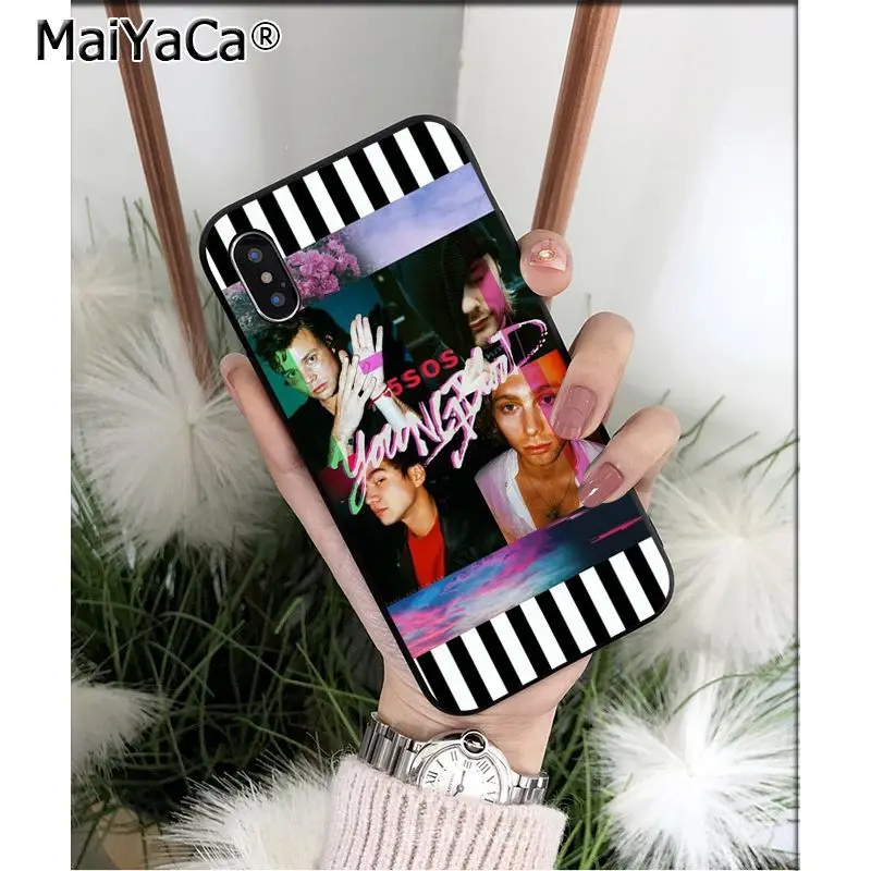 MaiYaCa 5Sos band Young кровь 5 секунд лета высококачественный чехол для телефона iPhone 6S 6plus 7