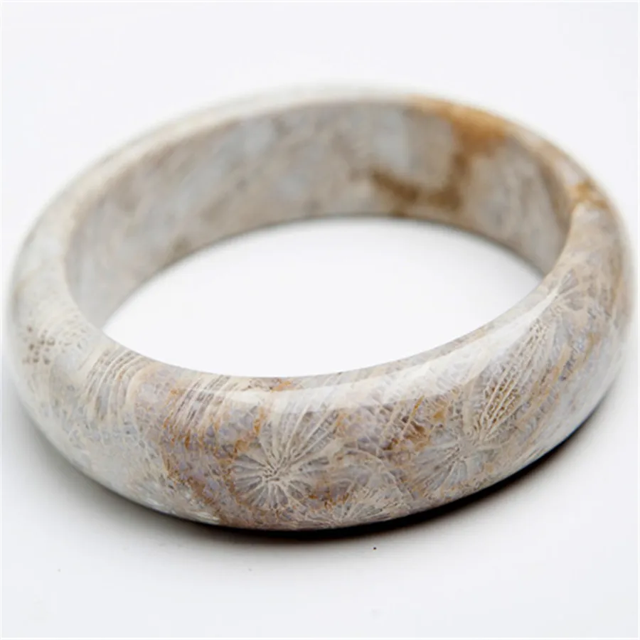 

2018 New Fashion Jewelry Bangles For Women Genuine Coral Natural Stone Bangle Inner Diameter 60mm