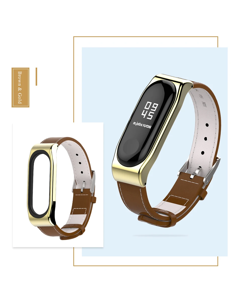 Mi jobs Correa mi band 4 ремешок кожаный ремешок для Xiaomi mi Band 4 браслет mi Band 3 Аксессуары смарт-часы наручные mi Band 4