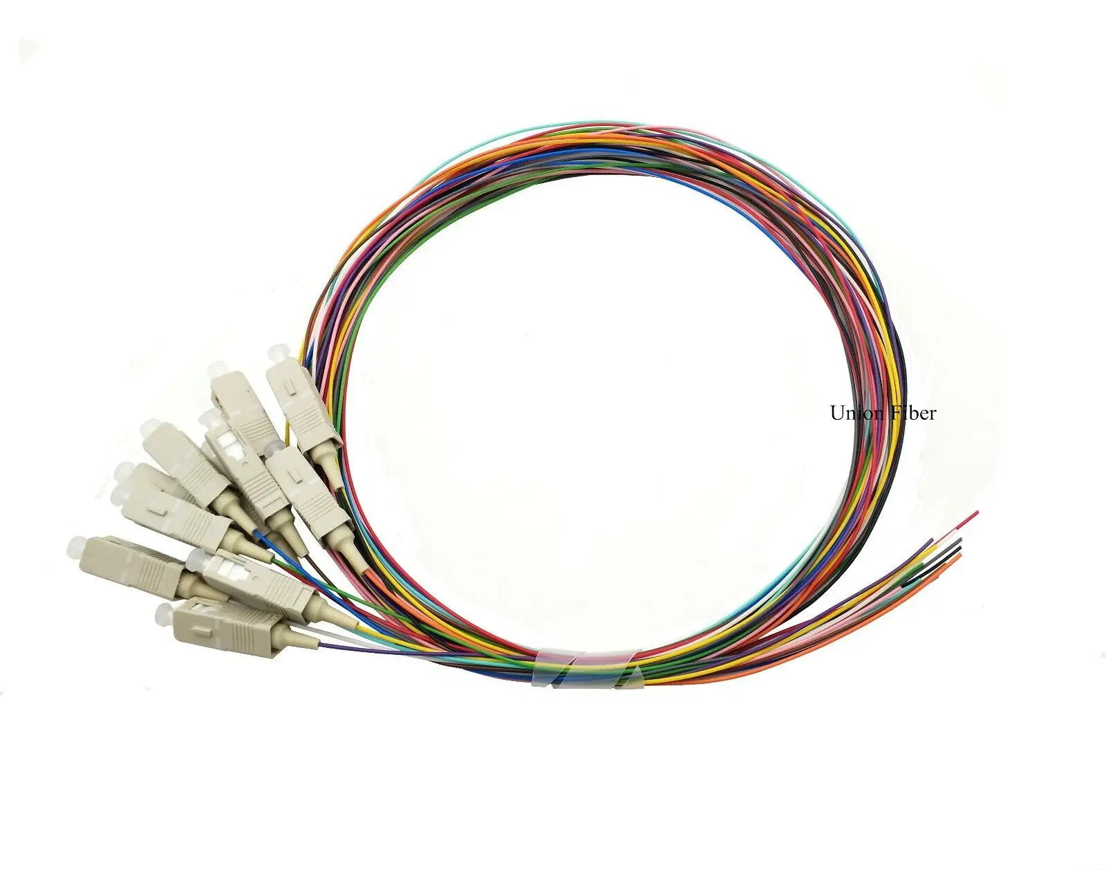 FTTH 12 цветных волоконных ядер SC Multi mode 50/125 62 5/125 0 9 мм волоконно-оптический свиной