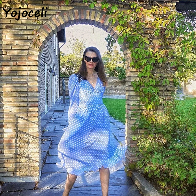 Yojoceli 2019 шикарное длинное платье с принтом звезды женское пляжное Бохо С Рюшами
