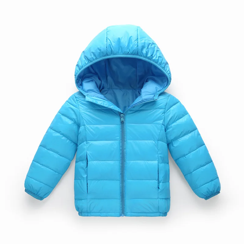 Детские пуховики на утином пуху пальто легкая пуховая куртка для девочек детская