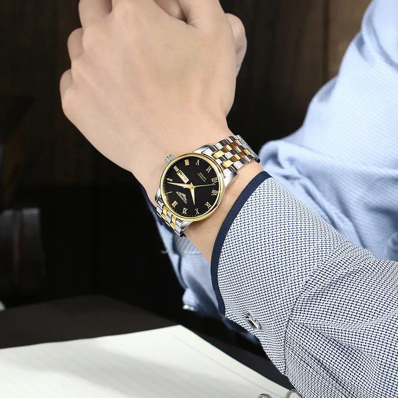 

2020 GUANQIN Men Watch Top Brand Luxury Fashion Casual Sports Wristwatches Mechanical Watches Men Relogio Masculino waterproof
