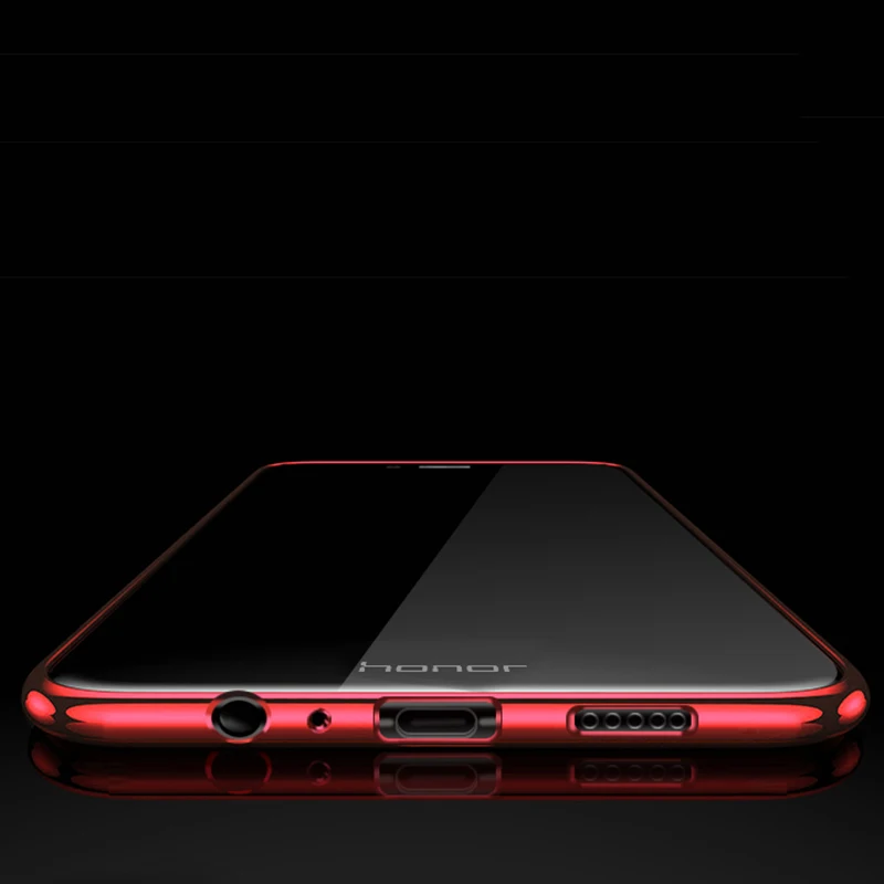 Huawei Honor 9 Lite Case Cover Luxury Transparent Soft Silicone Silm Plating TPU Back For Honor9 Phone Coque |