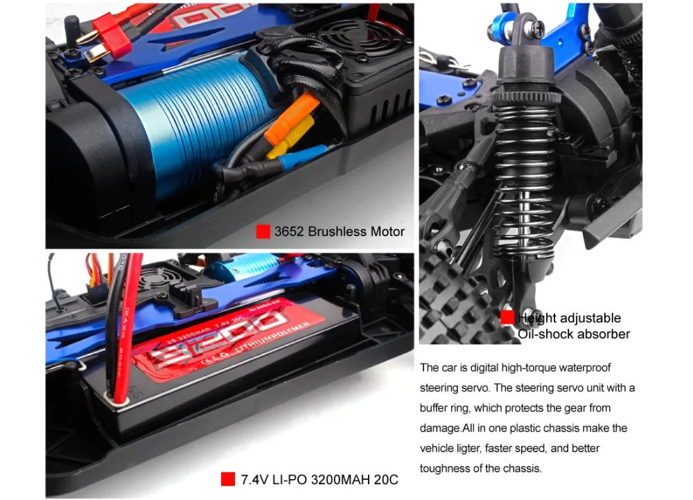 BSD BS213R 1/10 CHERI-RX лучший Eletrice бесщеточный внедорожный радиоуправляемое багги