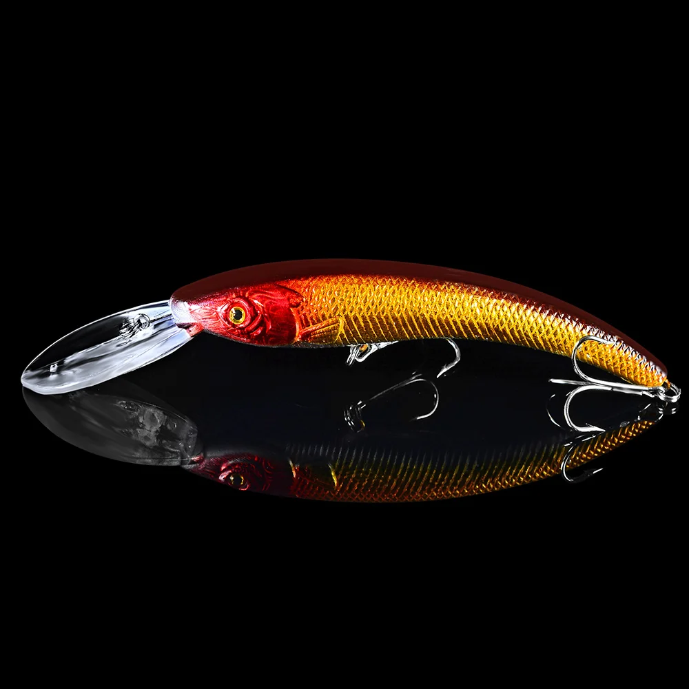10pc/Lot 2019 Sunlure Top Sale Minnow Painting Fishing lure 6.1&quot-15.5cm Bait 16.5g-0.58oz Tackle With BKB Hook | Спорт и