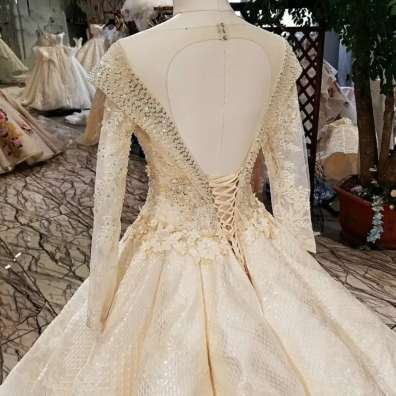2018 Новое винтажное свадебное платье с длинными рукавами на заказ Vestido De Noiva