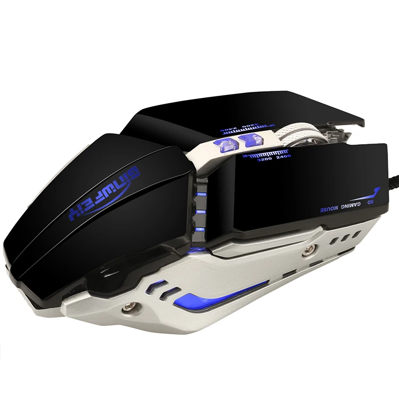 Wired Mouse Mechanical Gaming Mouses 6D 3200DPI Mause 8 Keys Macro Definition Ergonomics Office Gamer Dropshipping | Компьютеры и офис