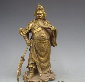 Медь Латунь КИТАЙСКИЙ ремесла декор Азии Де Китай Кобр Puro Ву Fortuna Estatua Бронс де