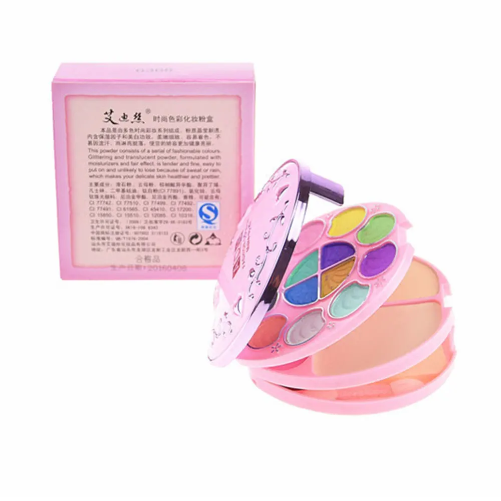 21 шт./компл. цвета макияж набор блеск Тени для век Палитра Профессиональный Lipstck